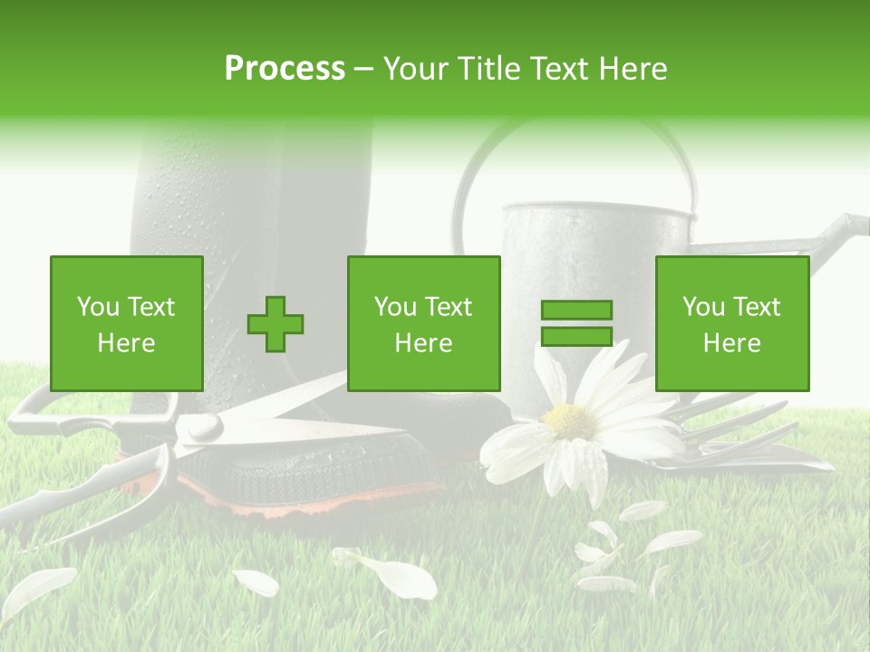 Springtime Garden Foliage PowerPoint Template
