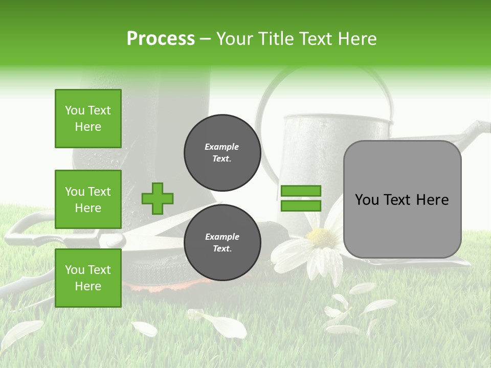 Springtime Garden Foliage PowerPoint Template