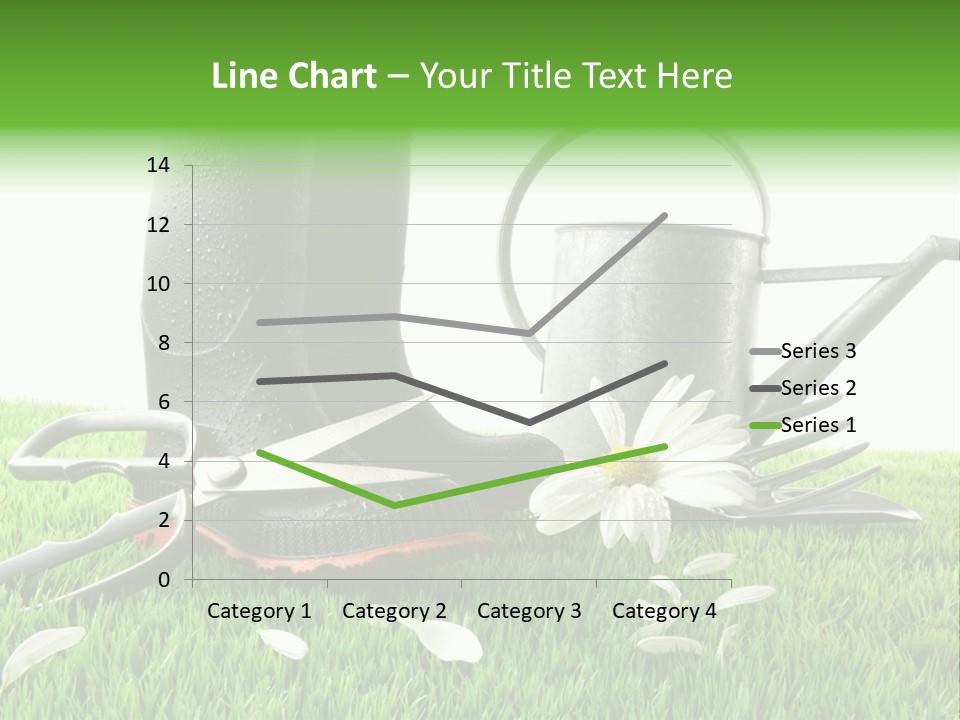Springtime Garden Foliage PowerPoint Template