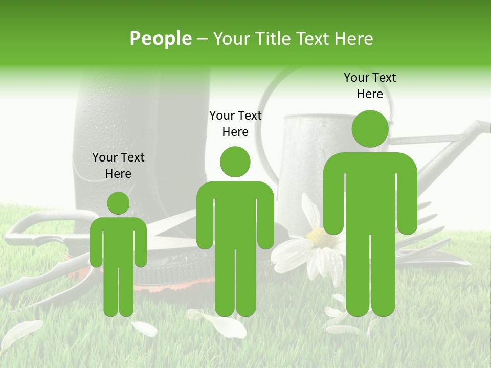 Springtime Garden Foliage PowerPoint Template