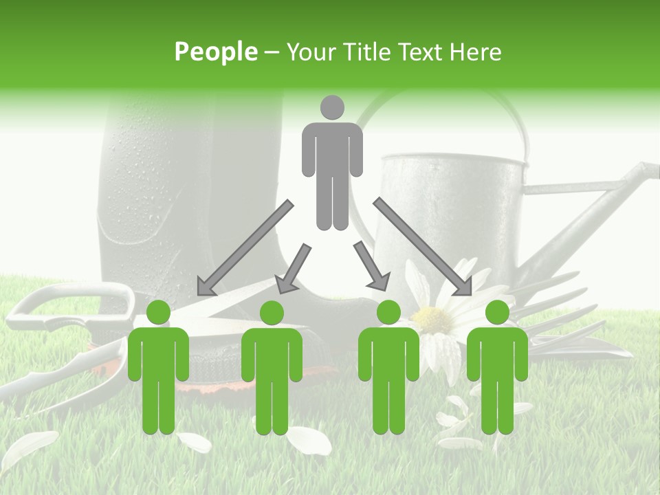 Springtime Garden Foliage PowerPoint Template