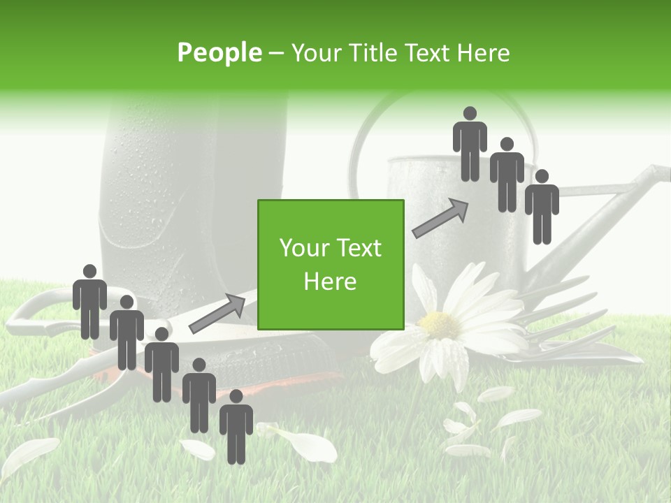 Springtime Garden Foliage PowerPoint Template