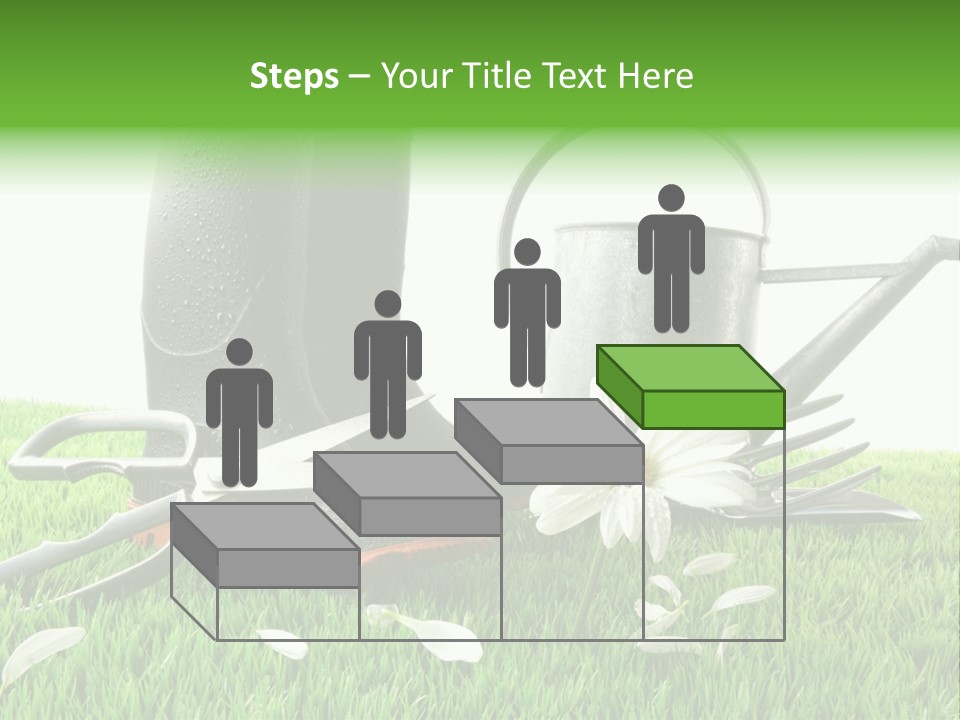 Springtime Garden Foliage PowerPoint Template