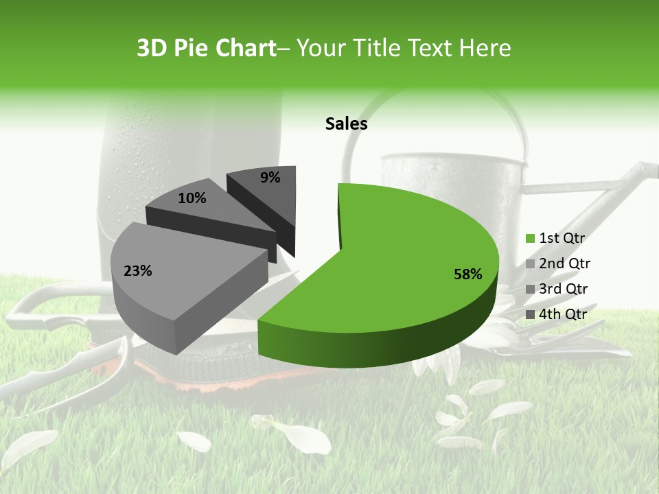Springtime Garden Foliage PowerPoint Template