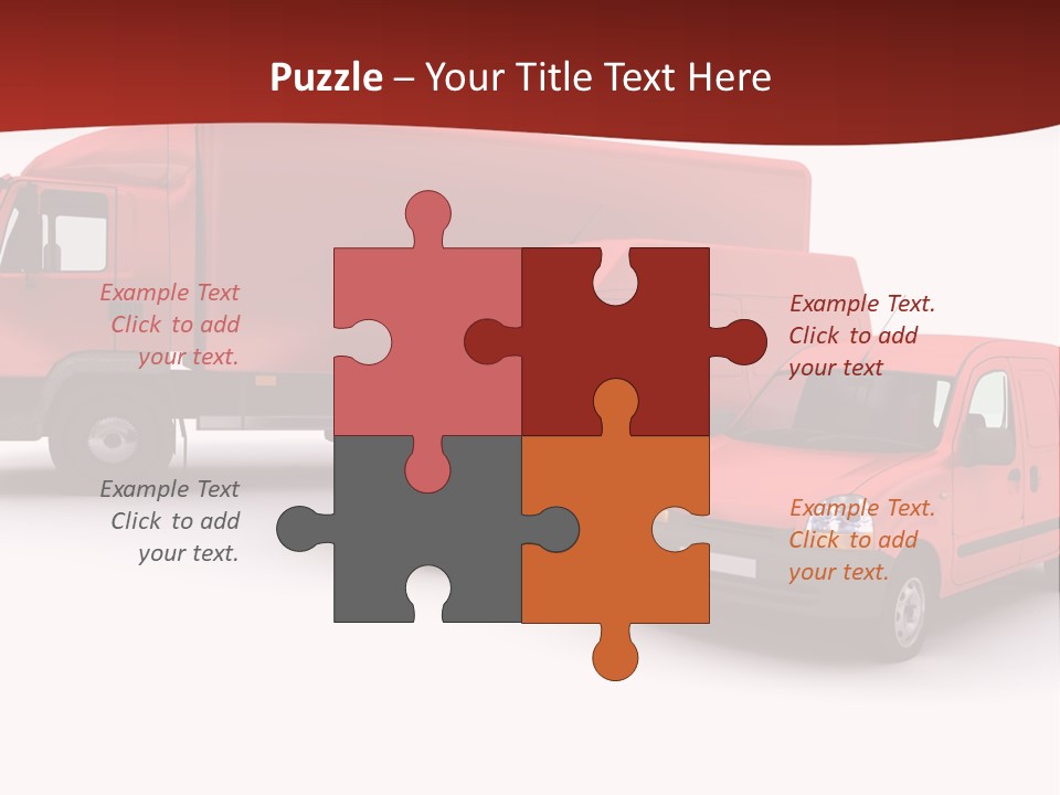 Shipping Express Transporter PowerPoint Template