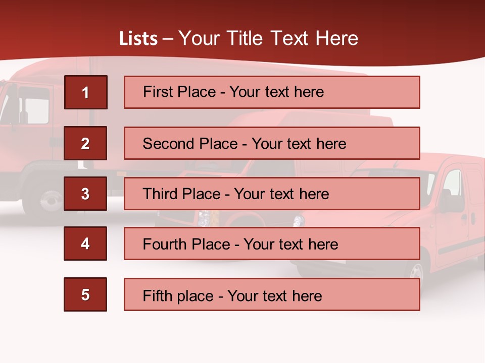 Shipping Express Transporter PowerPoint Template