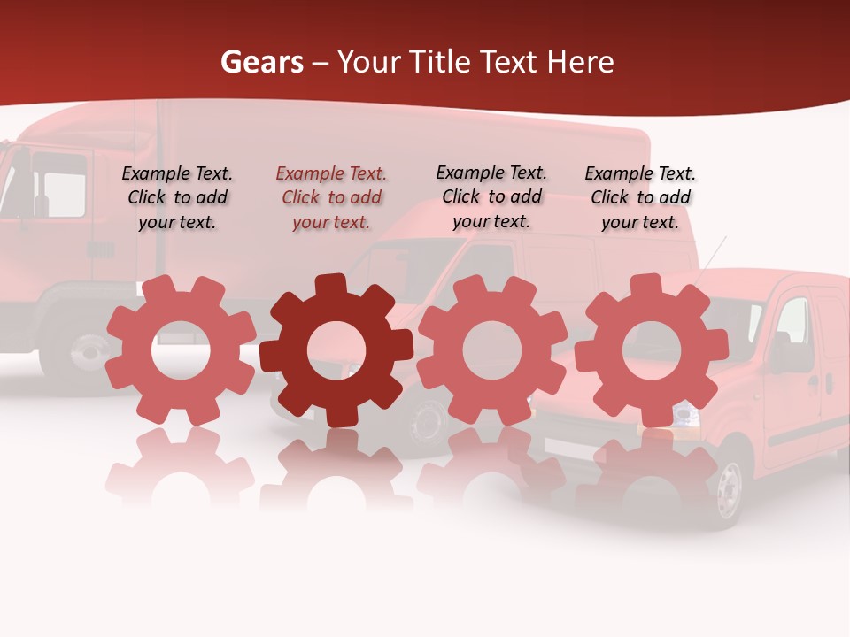 Shipping Express Transporter PowerPoint Template