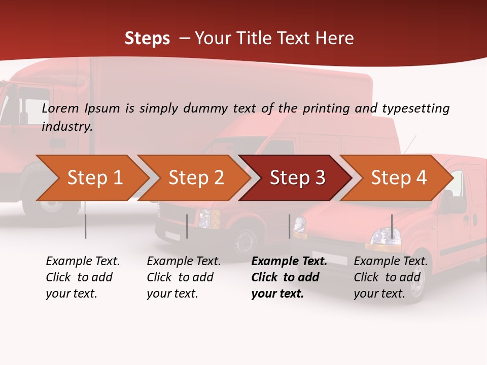 Shipping Express Transporter PowerPoint Template