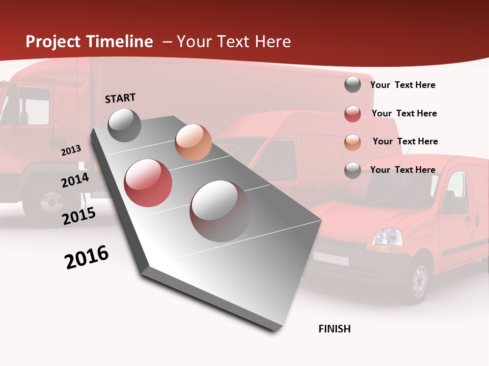 Shipping Express Transporter PowerPoint Template