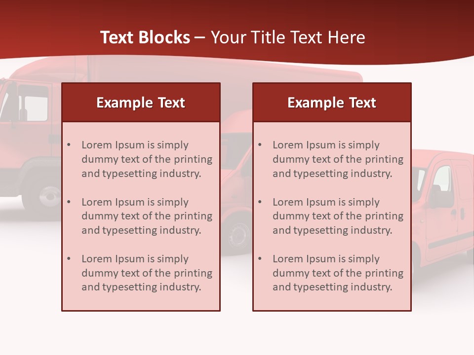 Shipping Express Transporter PowerPoint Template