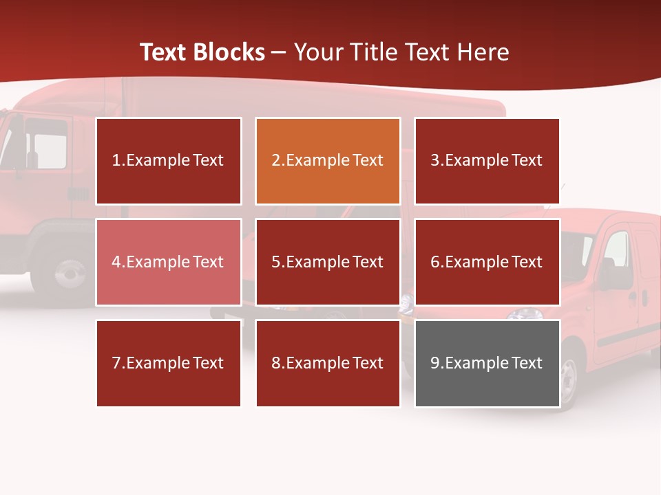 Shipping Express Transporter PowerPoint Template
