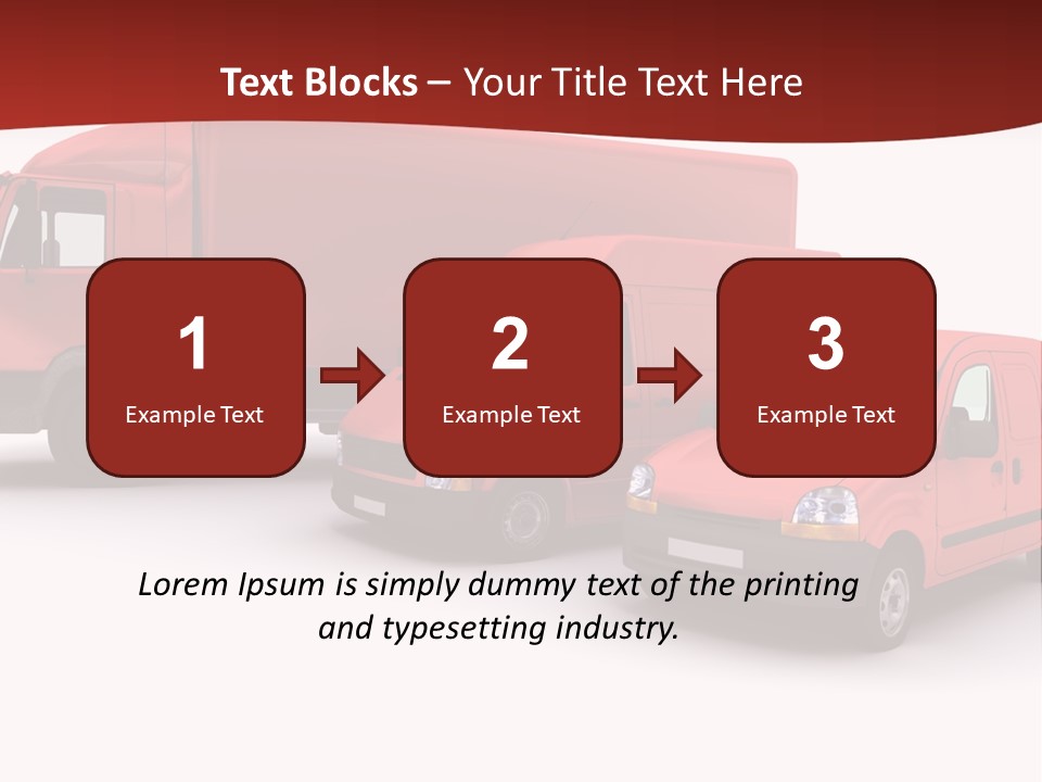 Shipping Express Transporter PowerPoint Template