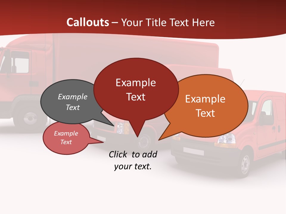 Shipping Express Transporter PowerPoint Template