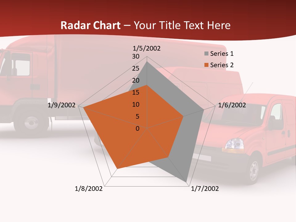 Shipping Express Transporter PowerPoint Template