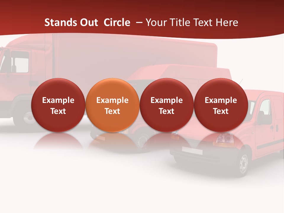 Shipping Express Transporter PowerPoint Template