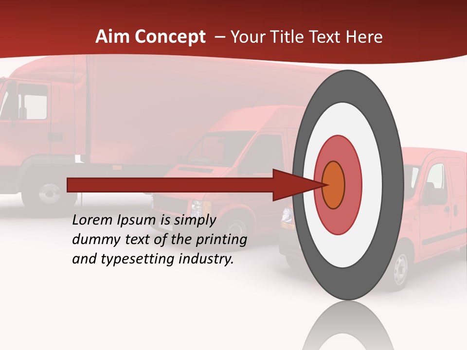 Shipping Express Transporter PowerPoint Template