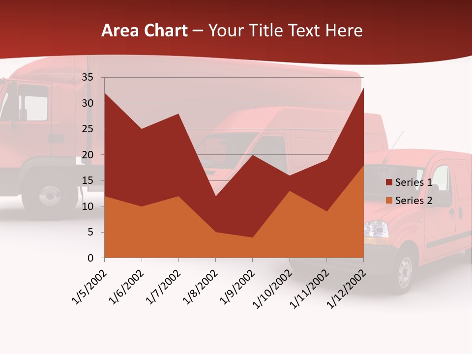 Shipping Express Transporter PowerPoint Template