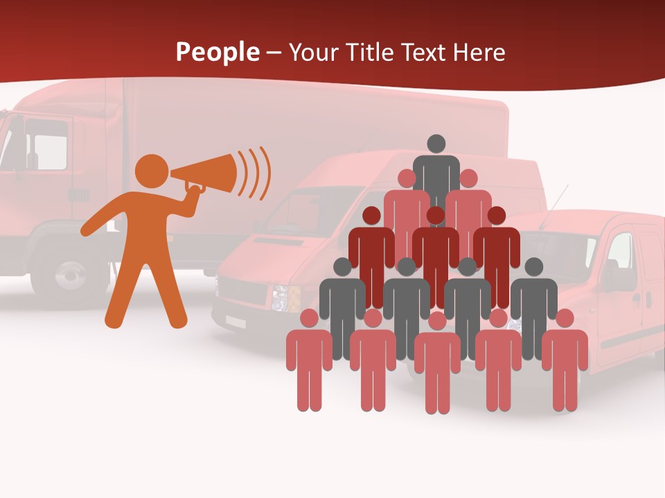 Shipping Express Transporter PowerPoint Template