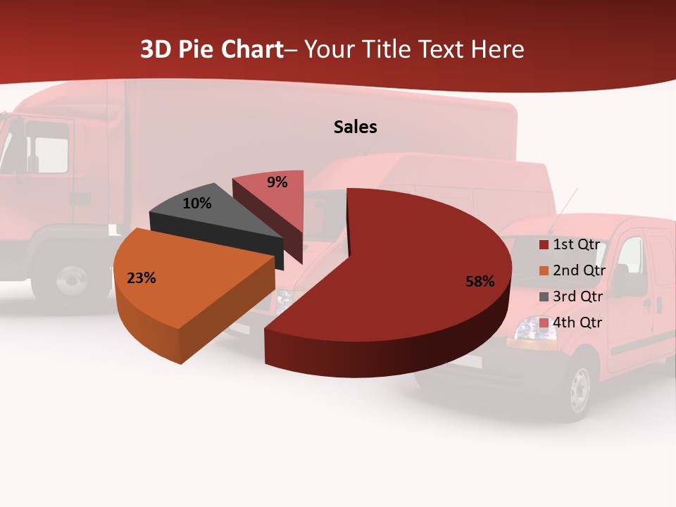 Shipping Express Transporter PowerPoint Template