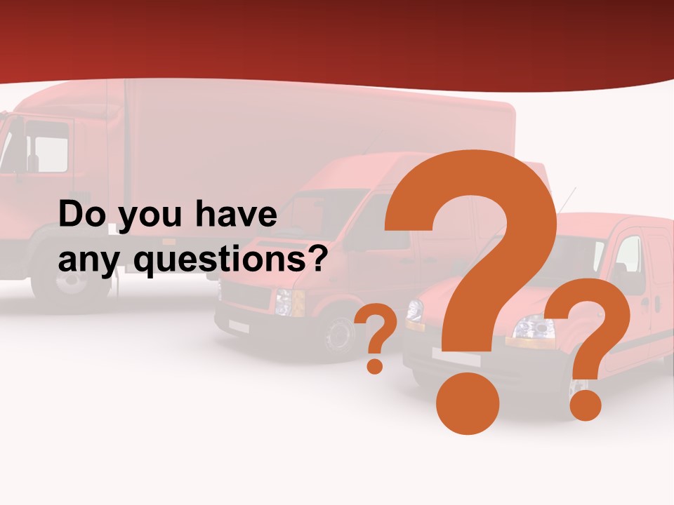 Shipping Express Transporter PowerPoint Template