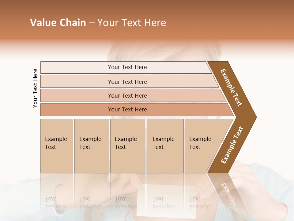 Attractive Happy Woman PowerPoint Template