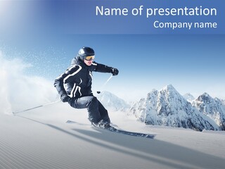 Jump Play Clothing PowerPoint Template