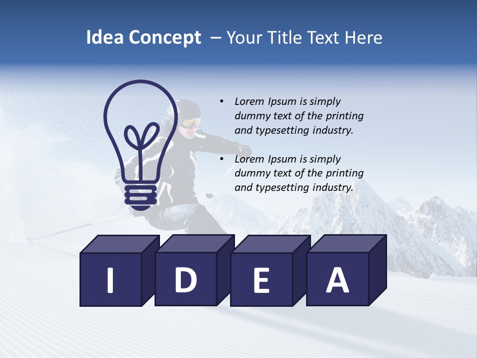 Jump Play Clothing PowerPoint Template