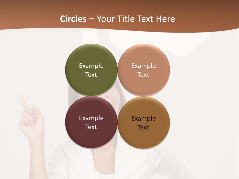 Girl Smiling Creative PowerPoint Template