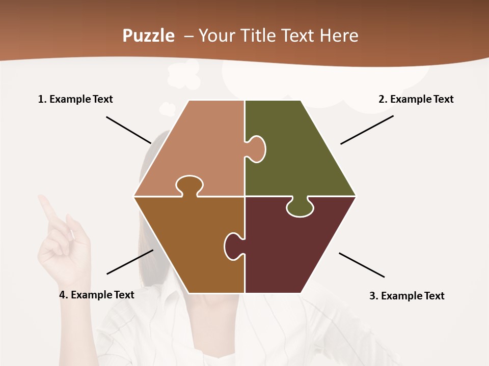 Girl Smiling Creative PowerPoint Template