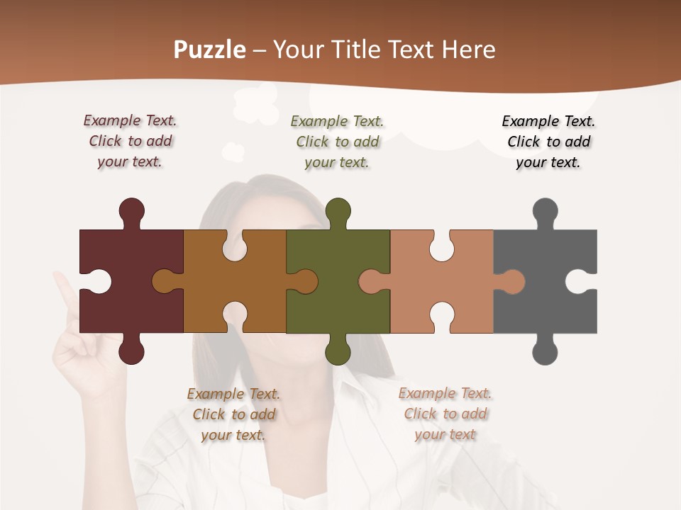 Girl Smiling Creative PowerPoint Template