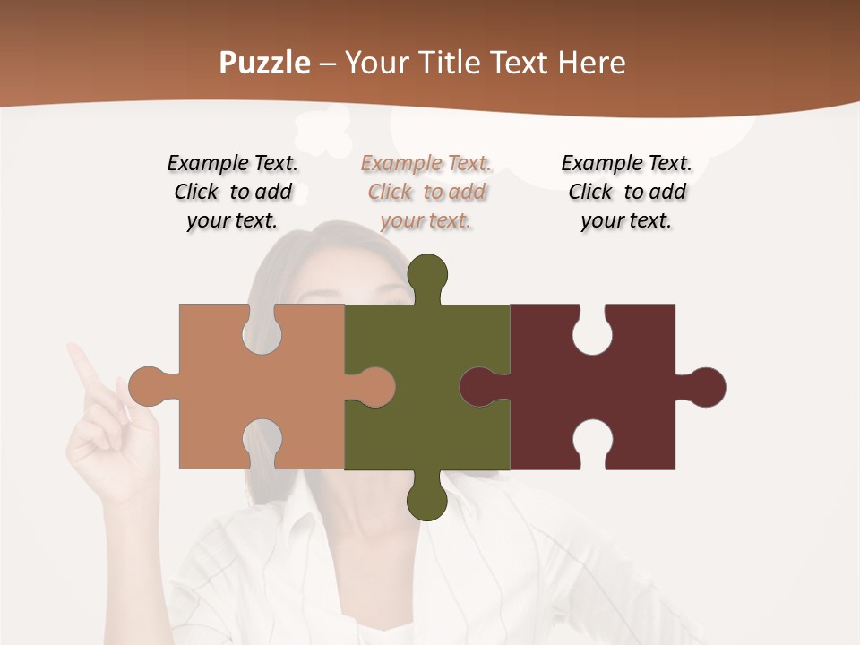 Girl Smiling Creative PowerPoint Template