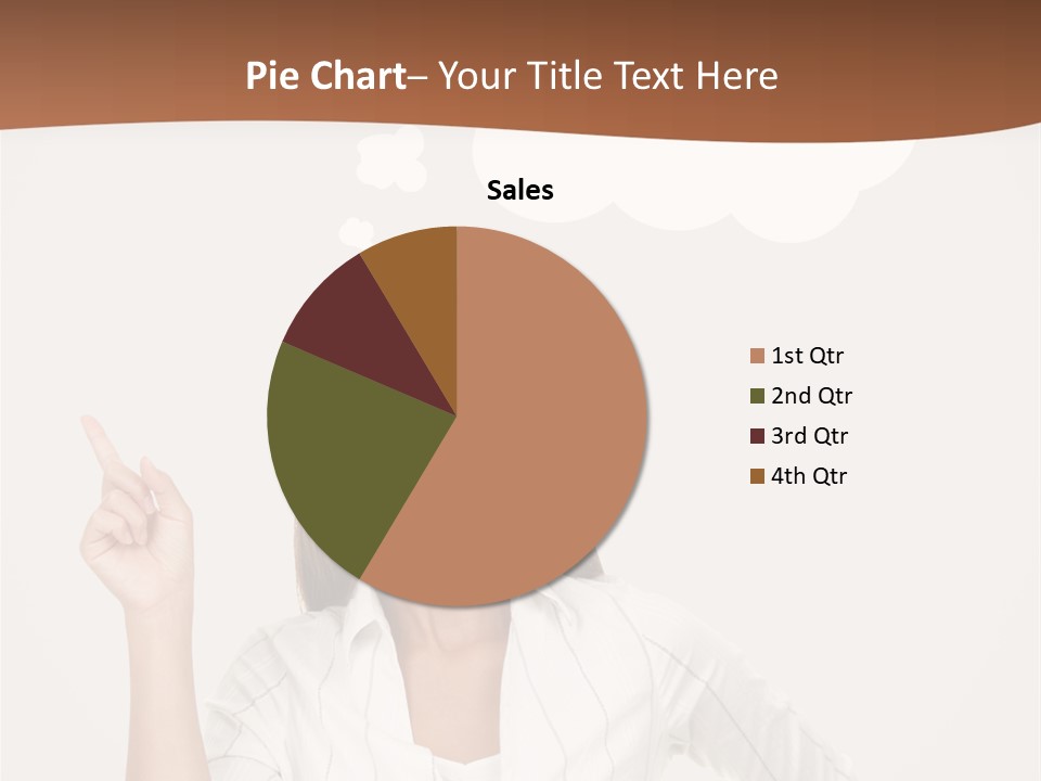 Girl Smiling Creative PowerPoint Template