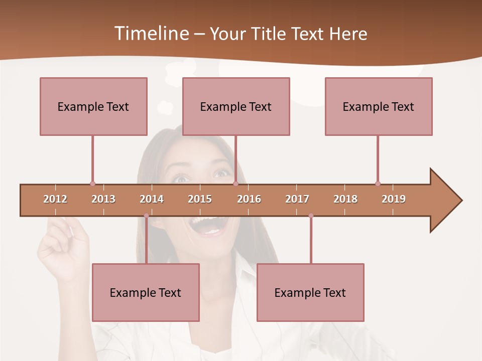 Girl Smiling Creative PowerPoint Template