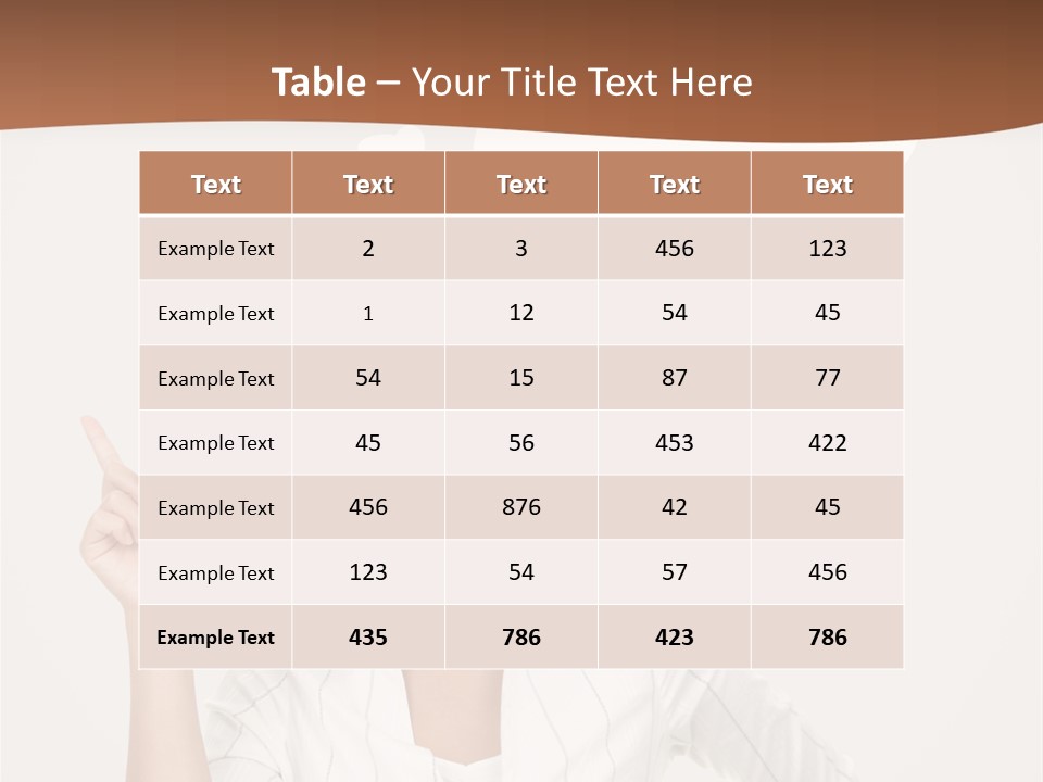 Girl Smiling Creative PowerPoint Template