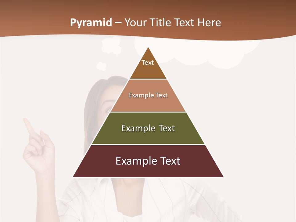 Girl Smiling Creative PowerPoint Template