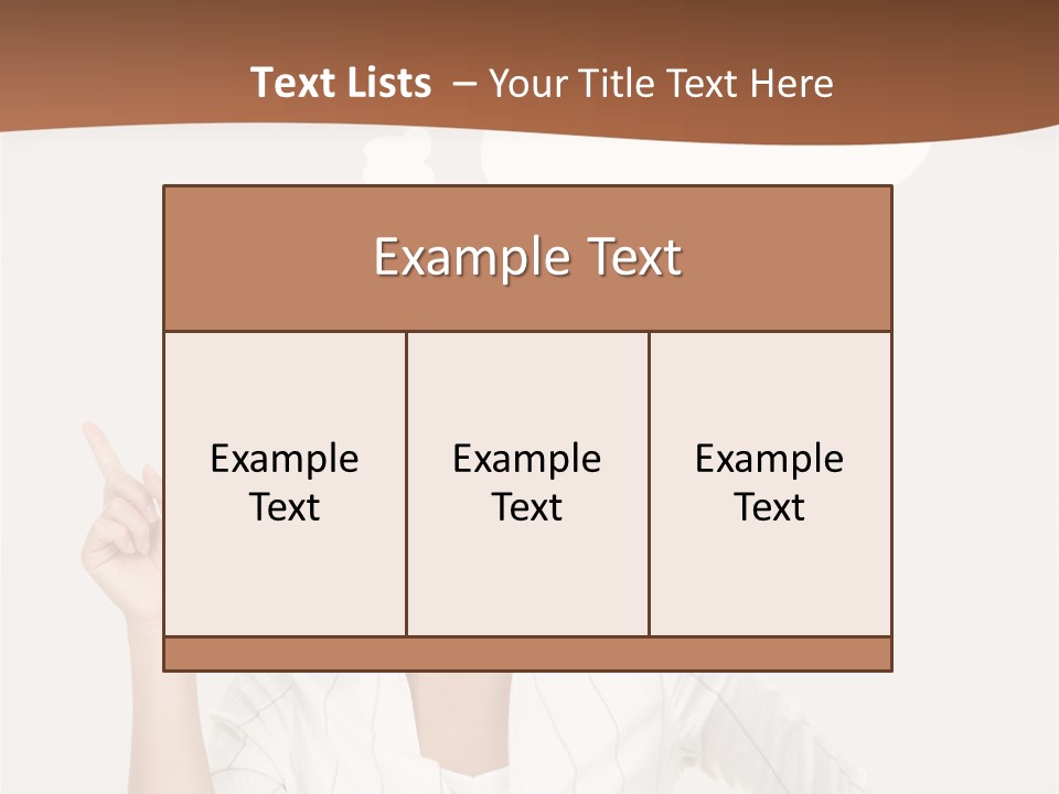 Girl Smiling Creative PowerPoint Template
