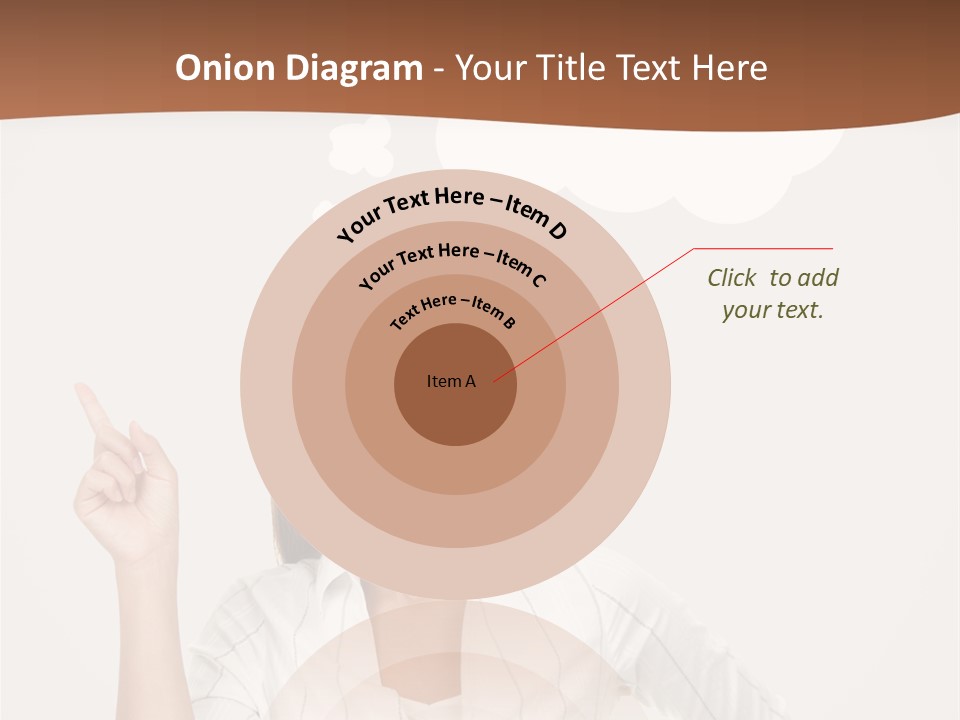 Girl Smiling Creative PowerPoint Template