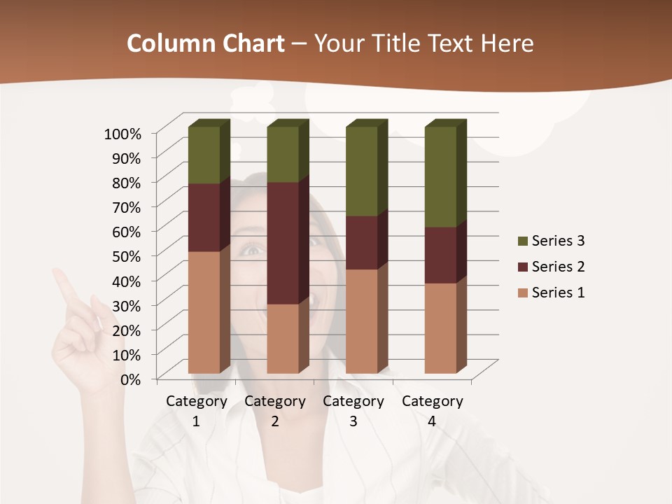 Girl Smiling Creative PowerPoint Template