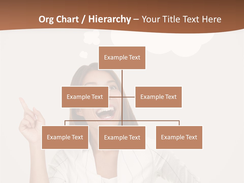 Girl Smiling Creative PowerPoint Template