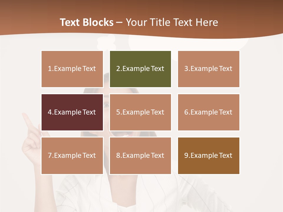 Girl Smiling Creative PowerPoint Template