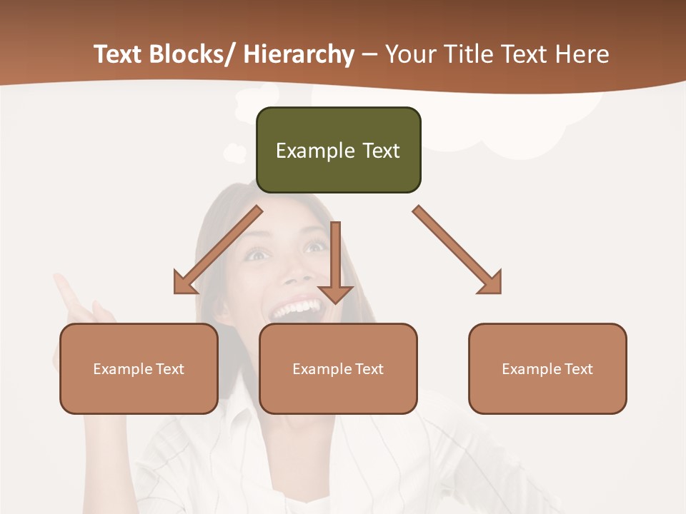 Girl Smiling Creative PowerPoint Template