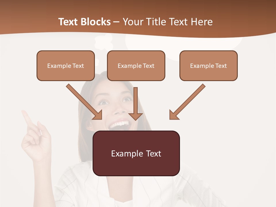 Girl Smiling Creative PowerPoint Template