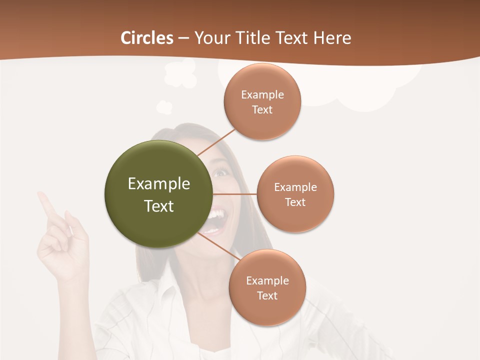 Girl Smiling Creative PowerPoint Template