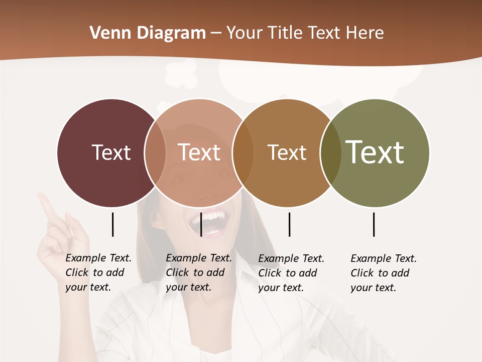 Girl Smiling Creative PowerPoint Template