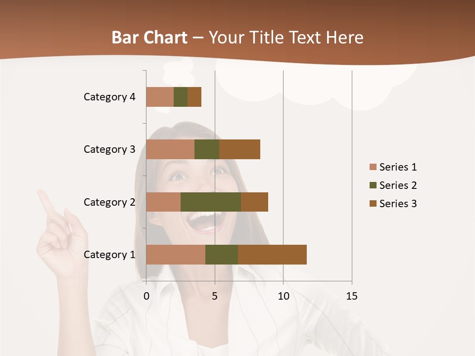 Girl Smiling Creative PowerPoint Template