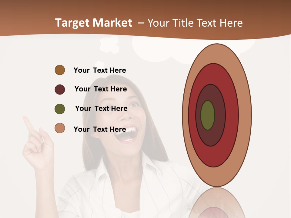 Girl Smiling Creative PowerPoint Template