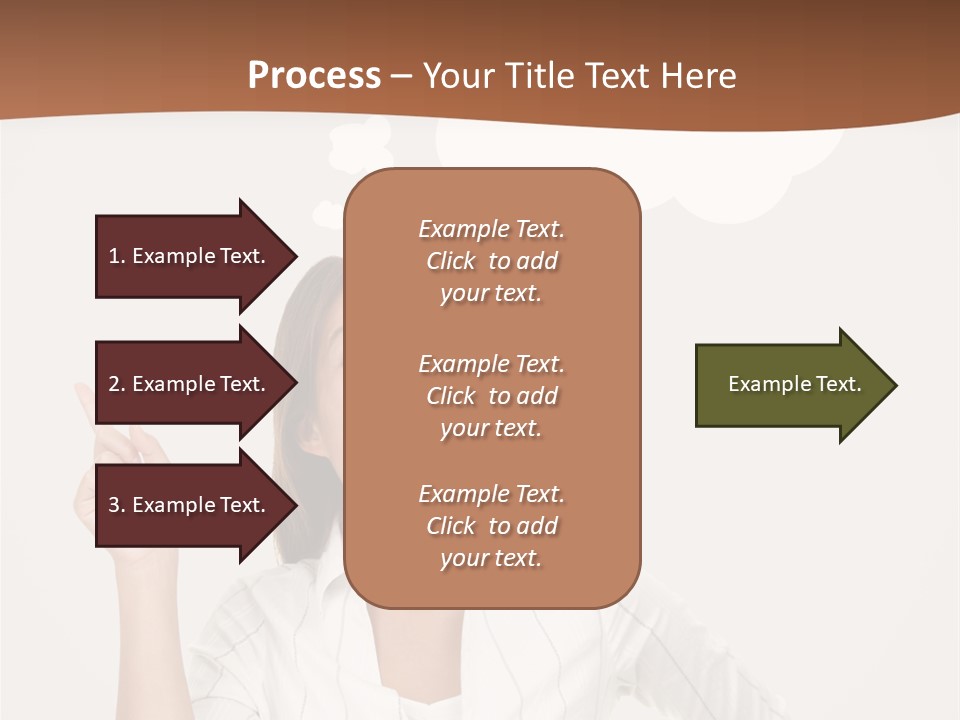 Girl Smiling Creative PowerPoint Template