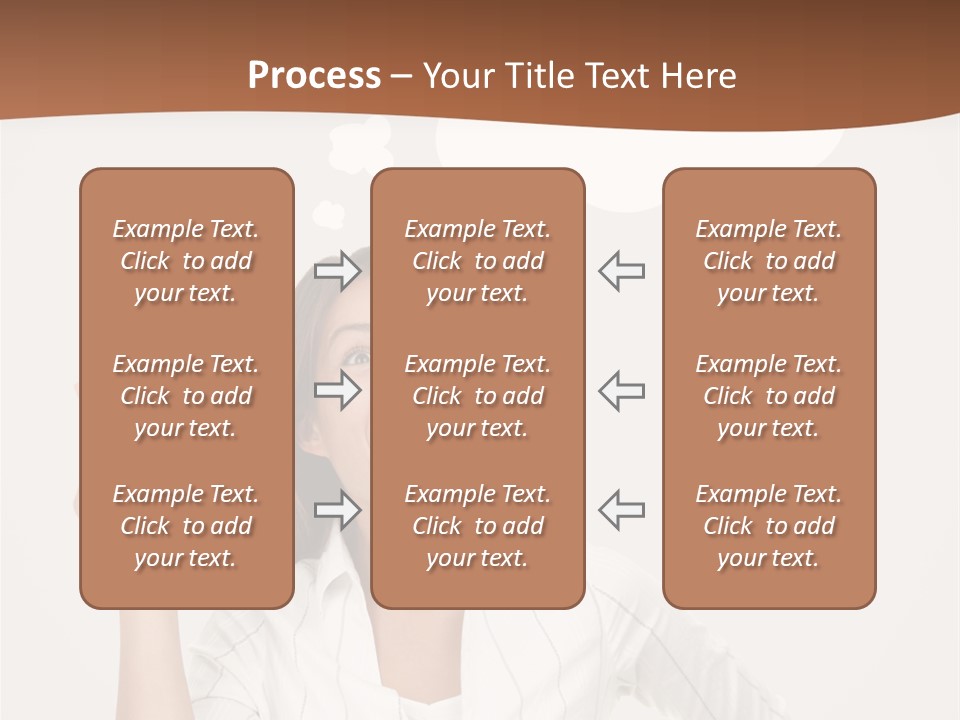 Girl Smiling Creative PowerPoint Template