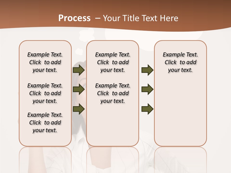 Girl Smiling Creative PowerPoint Template