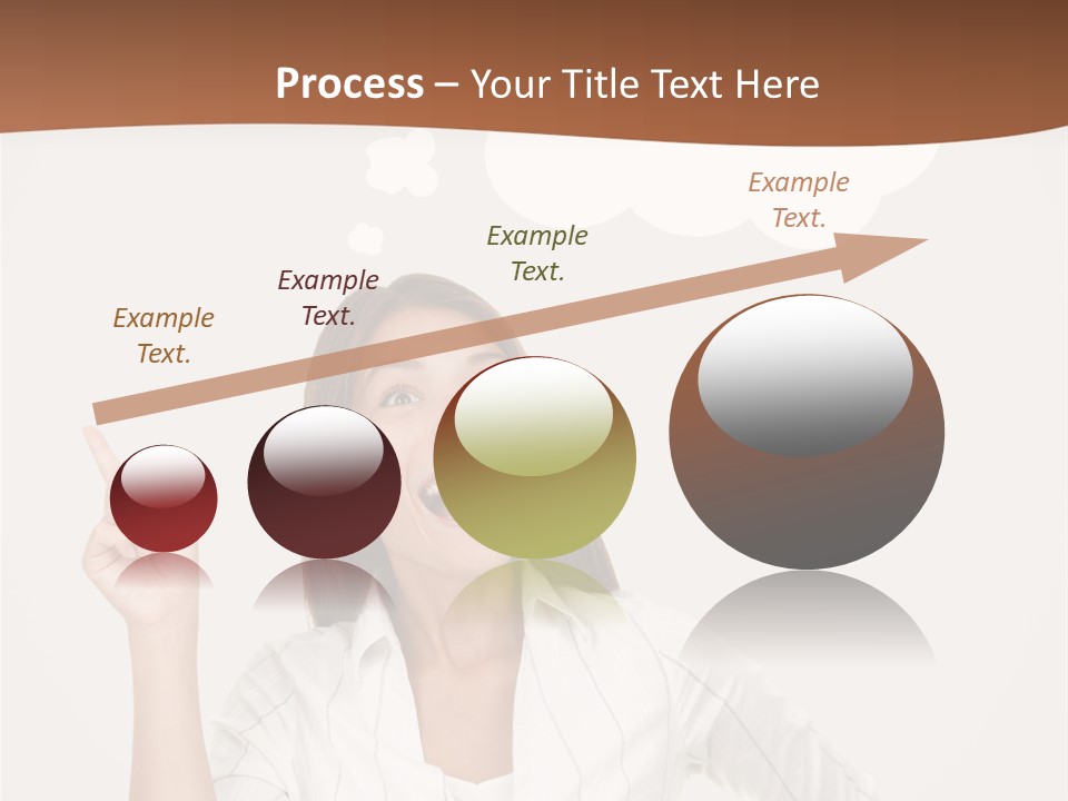 Girl Smiling Creative PowerPoint Template